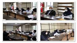 کمیته کنترل عفونت و بهداشت حرفه ای تشکیل جلسه داد.