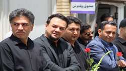 مراسم تشیع و وداع با همکار ارجمند آقای بهادر صیادی فر در بیمارستان حضرت علی اصغر (ع)