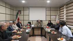نشست هم اندیشی وبررسی چالش های بیمارستان حضرت علی اصغر (ع)با حضور مسئولین ارشد وخیرین سلامت 