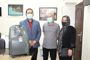 اهدای اکسیژن ساز توسط خیر به بیمارستان حضرت علی اصغر (ع)