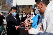 تقدیر معاون سیاسی امنیتی استانداری فارس به همراه معاون درمان دانشگاه علوم پزشکی از مدافعان سلامت بیمارستان حضرت علی اصغر(ع)