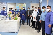 حضور تیم مدیریتی بیمارستان در بخش های مختلف همزمان با اولین روز از بهار1401