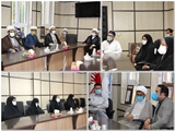 برگزاری جلسه تیم مدیریتی با مسئولین حوزه علمیه استان و مسئولین گروه های جهادی حوزه