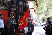 بدرقه کاروان زائران بیمارستان حضرت علی اصغر(ع )به سوی کربلای معلی